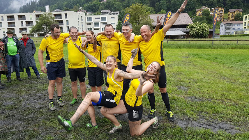 Unsere Stösser nach ihrer sehr guten Note 9.57