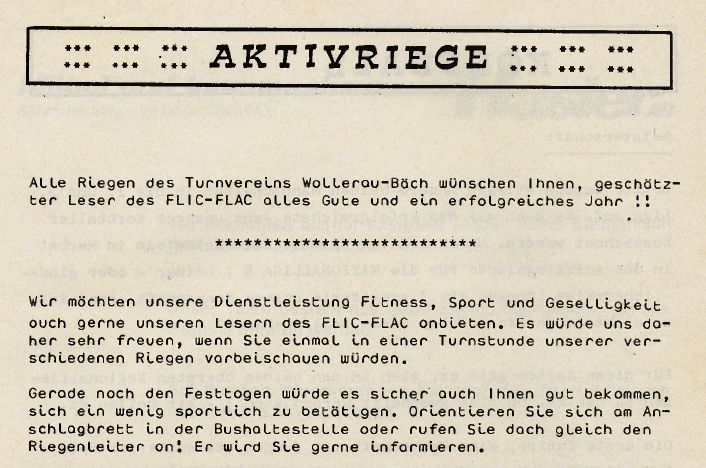 Flic Flac 8 Nach den Fesstagen kopie